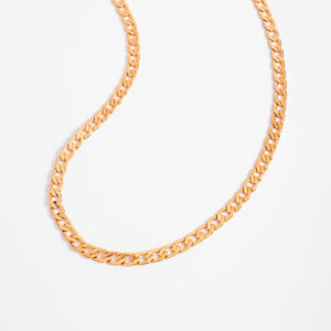 Collar en baño de oro para hombre diseño eslabón