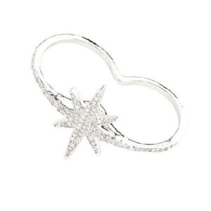 Anillo doble con estrella