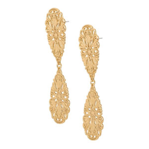 Arete diseño flor