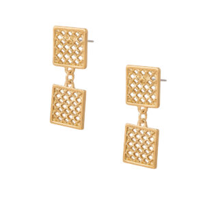 Aretes cuadrados