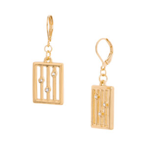 Arete cuadrado