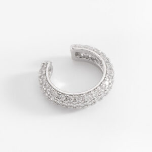Ear cuff de tres filas con diamonice