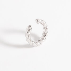 Ear cuff unisex de diseño trenzado