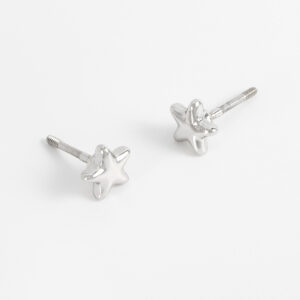 Aretes de poste en forma de estrella