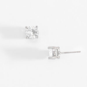 Aretes de poste con gema diamonice