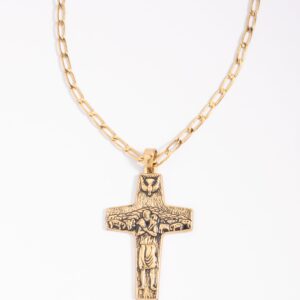 Cruz del buen pastor medalla conmemorativa del papa francisco