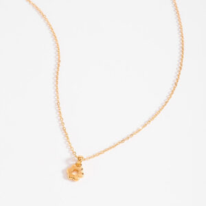 Collar con dije de flor para niña