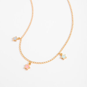 Collar gargantilla con estrellas de colores