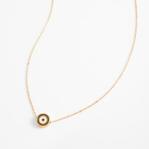 Collar con dije de ojo turco