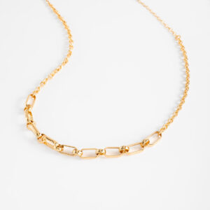 Collar gargantilla de eslabones