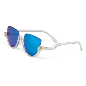 Lentes de sol cat eye con armazón transparente
