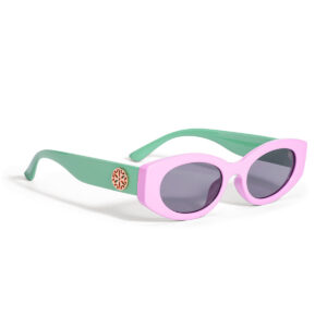 Lentes de sol cat eye en tono multicolor